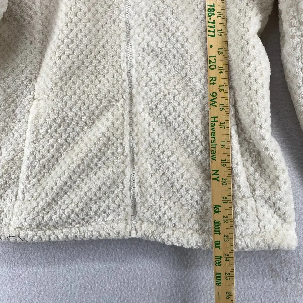 COLUMBIA Jacket Womens L 14 16 Bugaboo Fleece Interchange Full Zip Off White - Picture 11 of 12